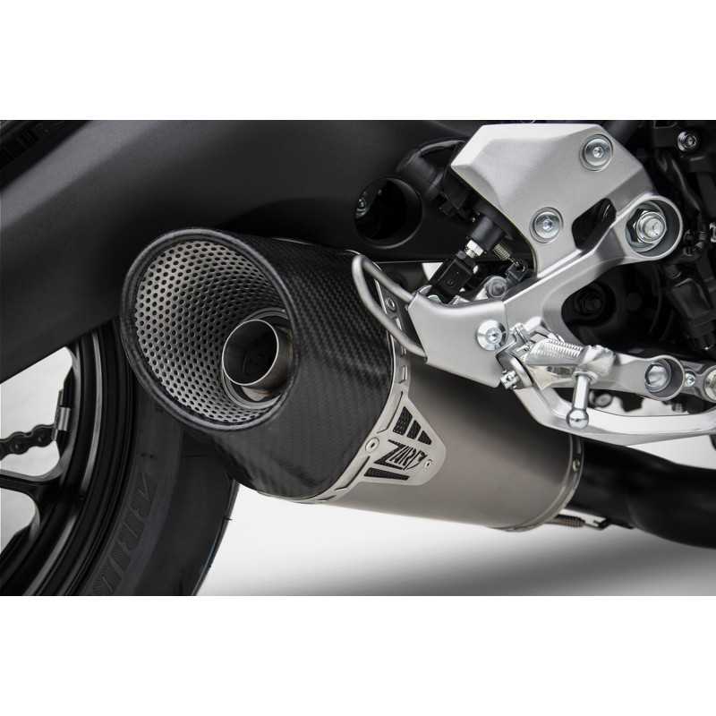Zard Full Exhaust System 3-1 Basso RVS/Carbon | Yamaha MT09/Tracer»Motorlook.nl»