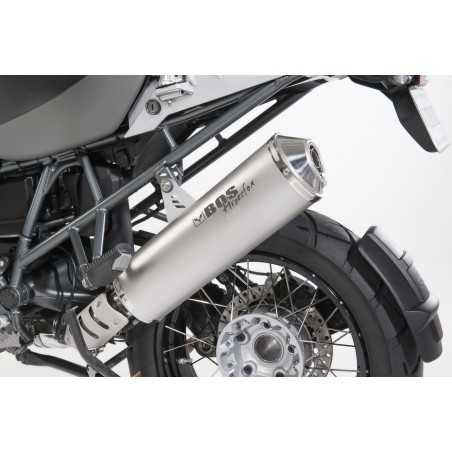 BOS silencer Oval 120S | BMW R1200GS | Stainless Steel»Motorlook.nl»