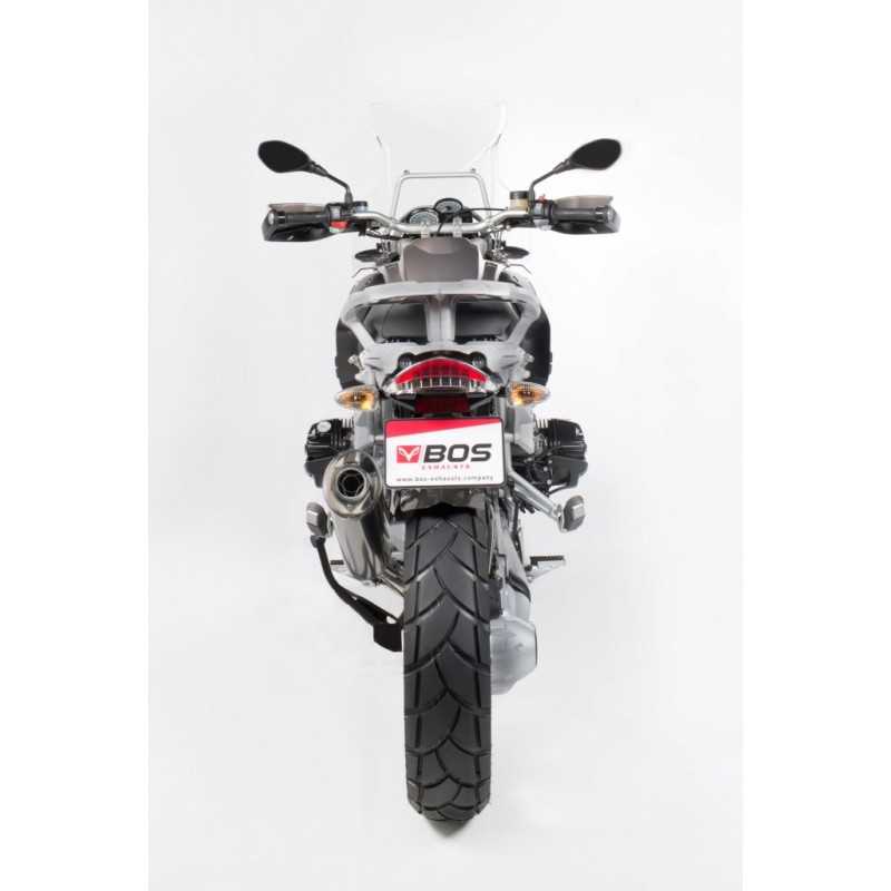 BOS silencer Oval 120S | BMW R1200R | Stainless Steel»Motorlook.nl»