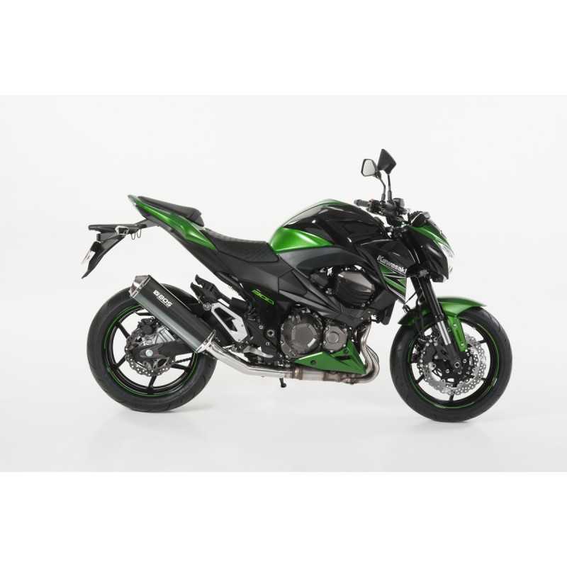 BOS silencer Oval 120CS | Kawasaki Z800 | Carbon»Motorlook.nl»