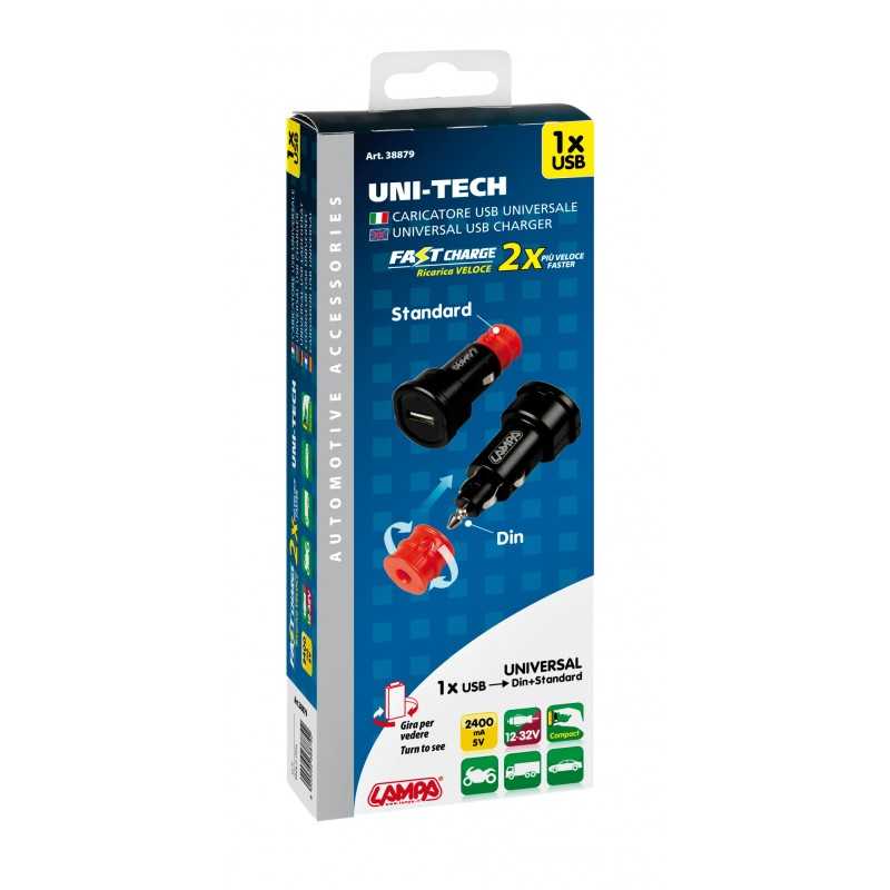 Lampa OptiLine Adapter USB sigarettenplug/BMW (enkel)»Motorlook.nl»8000692388792