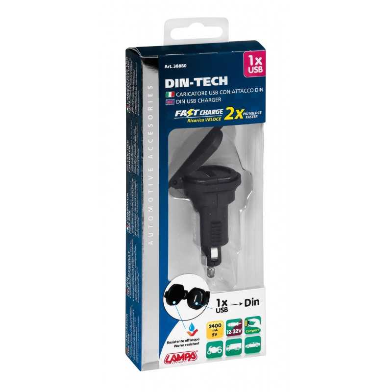 Lampa OptiLine Plug USB Din-Tech1 (enkel)»Motorlook.nl»8000692388808
