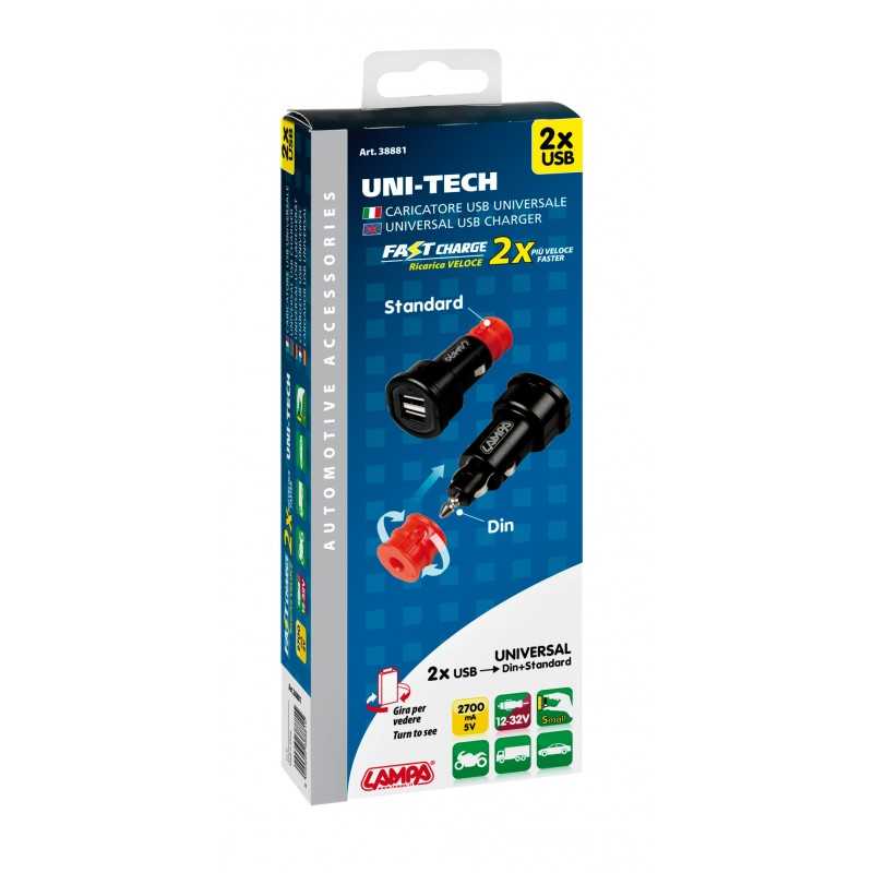 Lampa OptiLine Adapter USB cigarettesplug/BMW (double)»Motorlook.nl»8000692388815