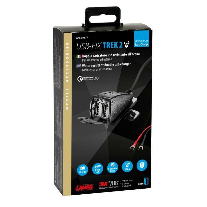 Lampa OptiLine Unit USB Fix Trek 2 (double)»Motorlook.nl»8000692388273