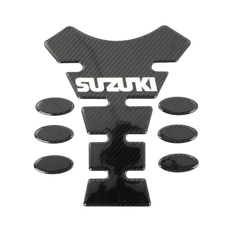 Bike-It Tankpad Spine Carbon Logo Suzuki»Motorlook.nl»5034862060860