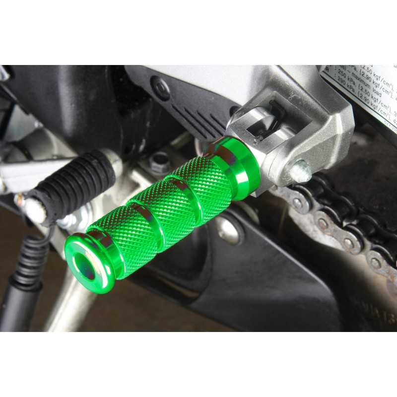 Biketek Footpegs Sport Round Alloy green | Yamaha Rear»Motorlook.nl»5034862204646