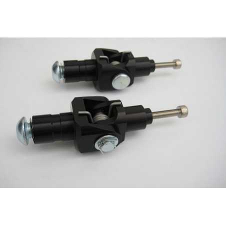 LSL Voetsteun-adapters, opklapbaar zwart»Motorlook.nl»4251342915569