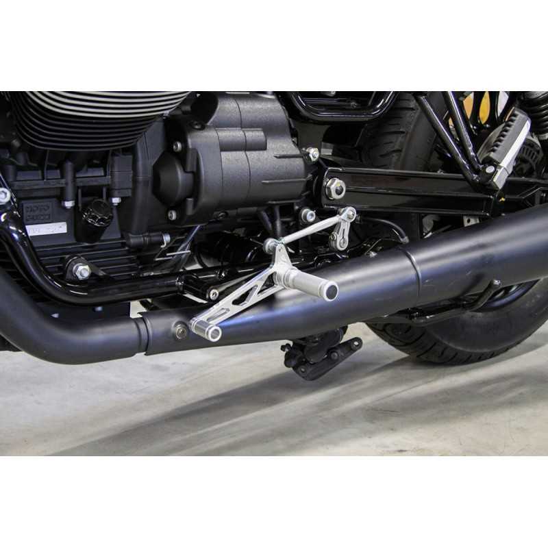 LSL Footrest system | Moto Guzzi V9 Bobber/Roamer | silver»Motorlook.nl»4251342937882