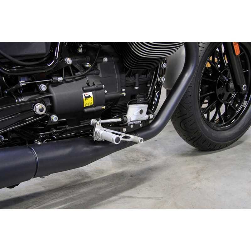 LSL Footrest system | Moto Guzzi V9 Bobber/Roamer | silver»Motorlook.nl»4251342937882