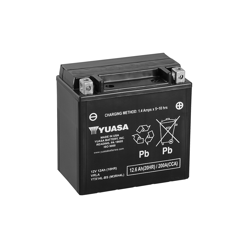 Yuasa Battery YTX14L-BS»Motorlook.nl»