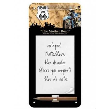 KM-Parts Notepad Route66 magnet»Motorlook.nl»4036113840154