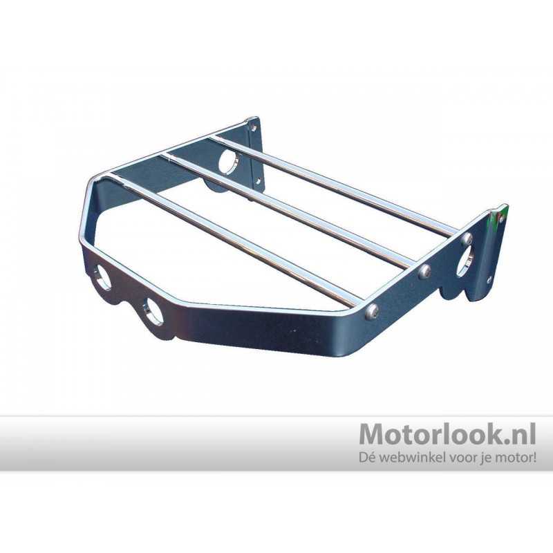 EMP Luggage Carrier Double Round | chrome»Motorlook.nl»