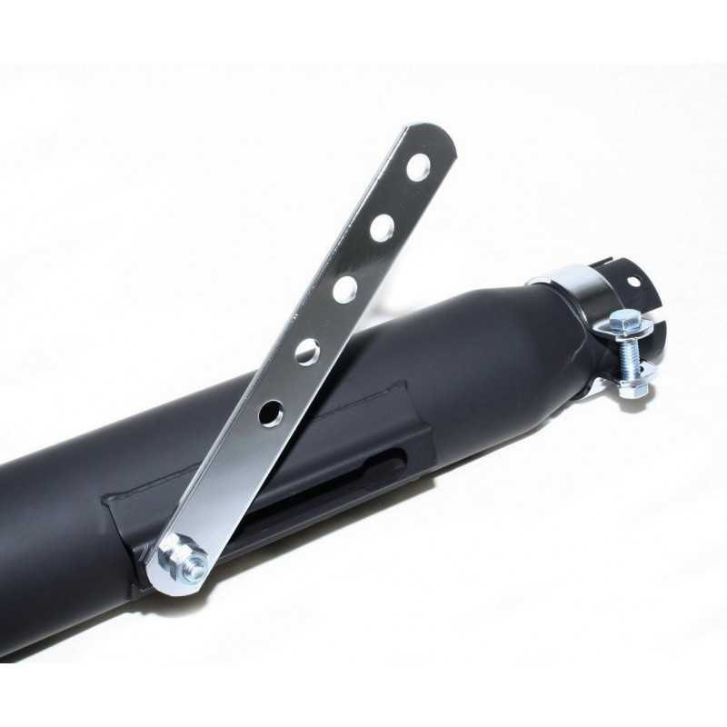 Bike-It silencer Turn-Out black (47,5cm)»Motorlook.nl»5034862407702