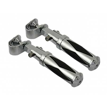 Bike-It Footrests Rond with clamp»Motorlook.nl»5034862316080