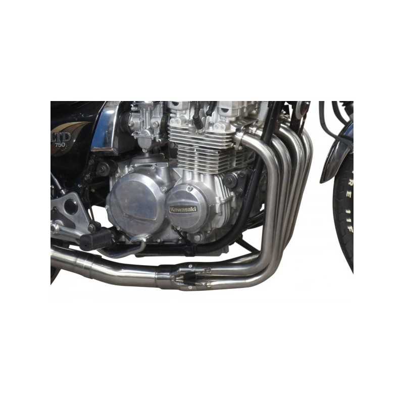 Delkevic Downpipes 4-1 | Kawasaki Z750F-LTD | Stainless Steel»Motorlook.nl»