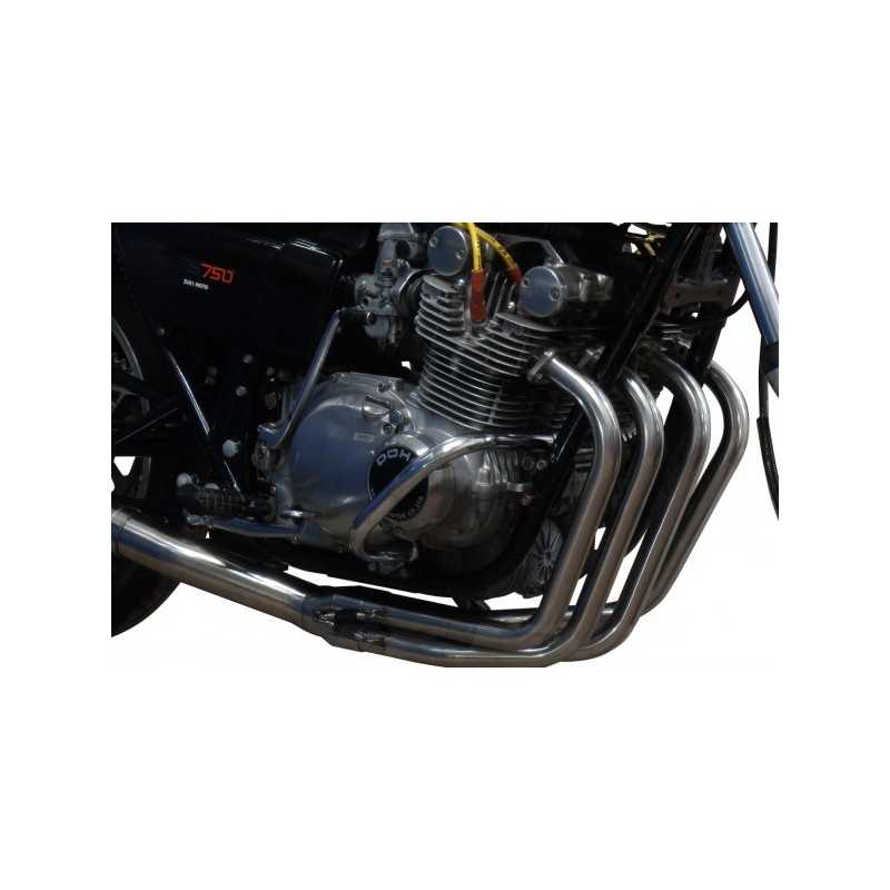 Delkevic Downpipes 4-1 | Suzuki GS750G | Stainless Steel»Motorlook.nl»