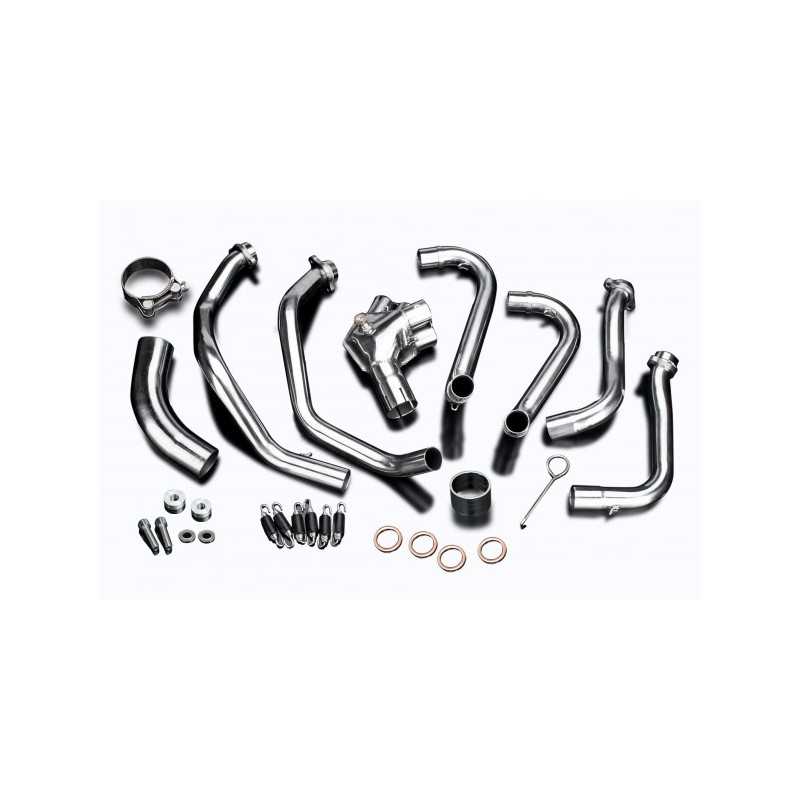 Delkevic Downpipes | Honda VFR800F/X | Stainless Steel»Motorlook.nl»