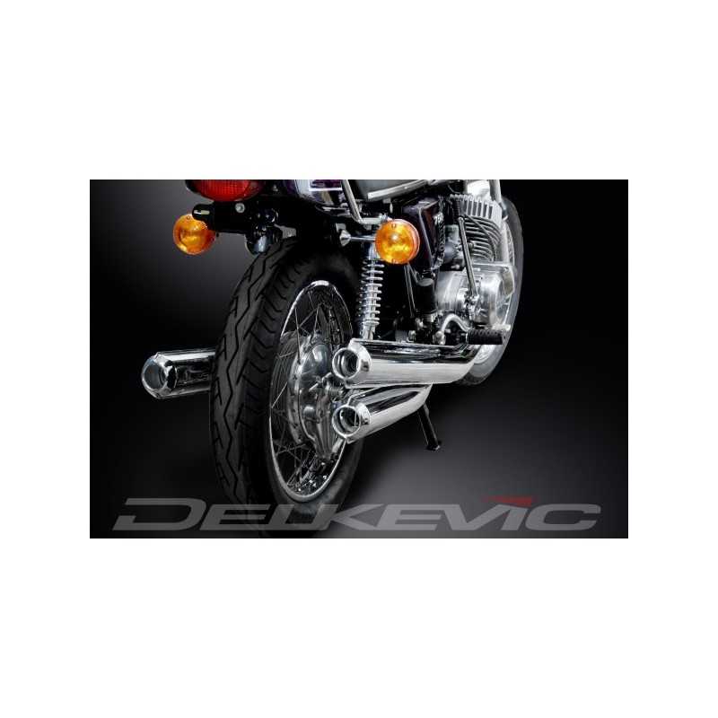 Delkevic Full exhaust system | Kawasaki H2B/H2C | steel»Motorlook.nl»
