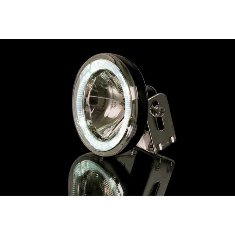 Shin-Yo Spotlight + LED rand | H3 | 4"»Motorlook.nl»4054783028900