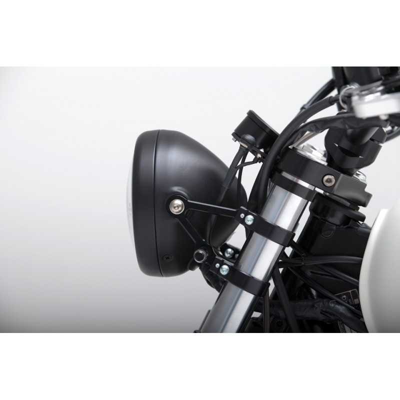Clubman Headlight black 6,5” clear glass»Motorlook.nl»4251342900893