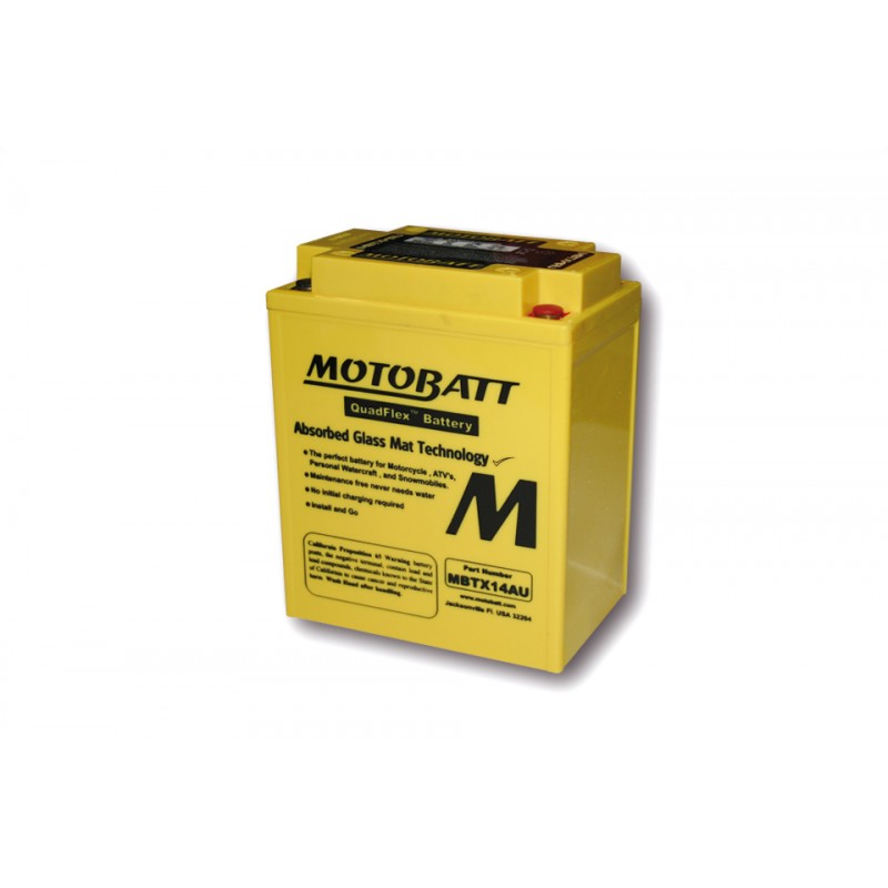Motobatt Battery MBTX14AU (4-pole)»Motorlook.nl»4054783038831
