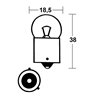 TechLine Lamp 12V 10W BAU15S»Motorlook.nl»4010356605428