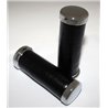 TechLine Grips handlebar chrome/leather (1"/ø25mm)»Motorlook.nl»4054783043255