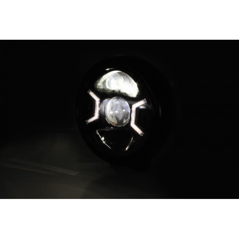 Highsider Spotlight 7" LED HD-Style Type-2 zwart (onderbevestiging)»Motorlook.nl»4054783188024
