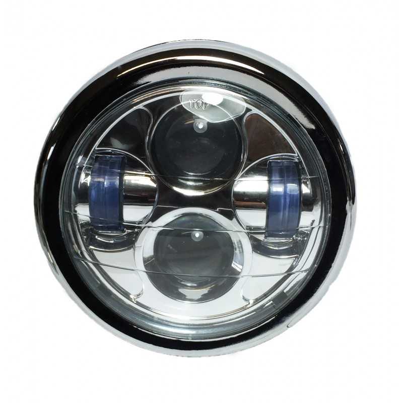 KM-Parts Headlight chrome | LED | 6.5"»Motorlook.nl»65302313023