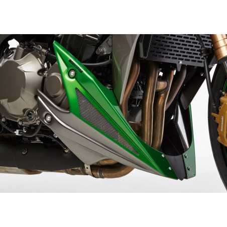 Bodystyle BellyPan | Kawasaki Z1000 | grijs/groen»Motorlook.nl»4251233330839