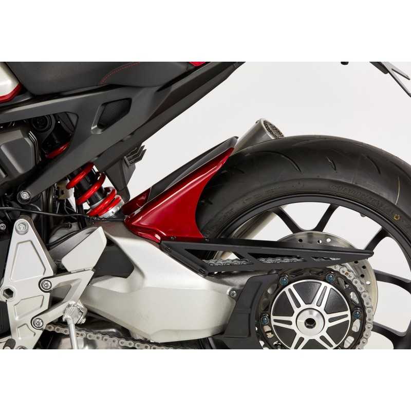 Bodystyle Hugger Achterwiel + alu kettingbeschermer | Honda CB1000R | rood/zwart»Motorlook.nl»4251233344362