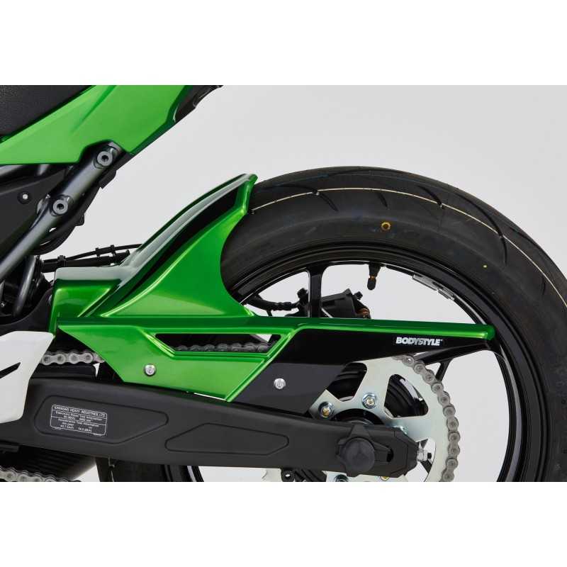 Bodystyle Hugger Achterwiel | Kawasaki Z650 | groen/zwart»Motorlook.nl»4251233340647