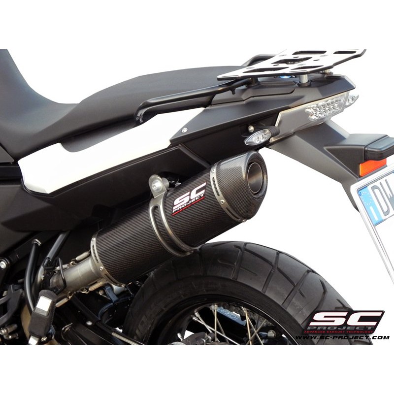 SC-Project Exhaust Oval carbon BMW F650GS/F800GS»Motorlook.nl»