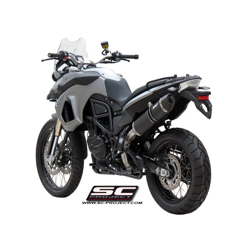 SC-Project Uitlaat Oval carbon BMW F650GS/F800GS»Motorlook.nl»