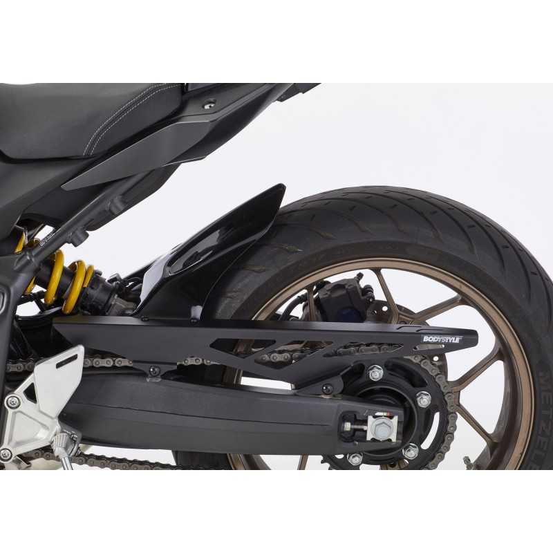 Bodystyle Hugger achterwiel + alu kettingbeschermer | Honda CBR650R | rood»Motorlook.nl»4251233353517