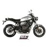 SC-Project Uitlaatsysteem 2-1 70s zilver Yamaha MT-07/Tracer 700/XSR700»Motorlook.nl»