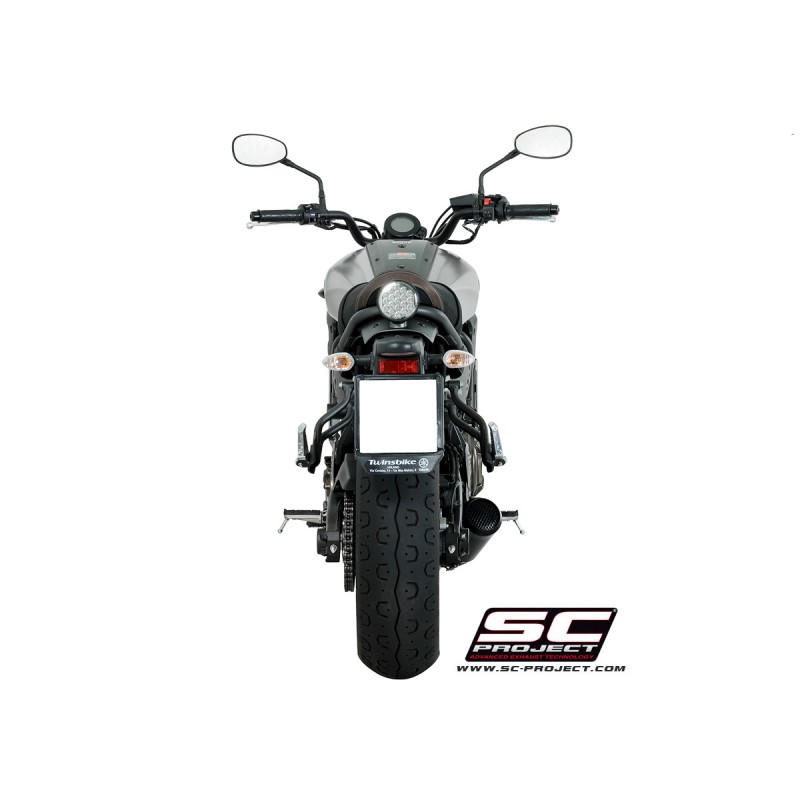 SC-Project Uitlaatsysteem 2-1 70s zwart Yamaha MT-07/Tracer 700/XSR700»Motorlook.nl»