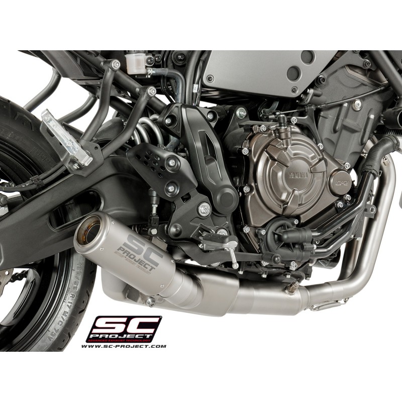 SC-Project Uitlaatsysteem 2-1 CR-T titanium Yamaha MT-07/XSR700»Motorlook.nl»