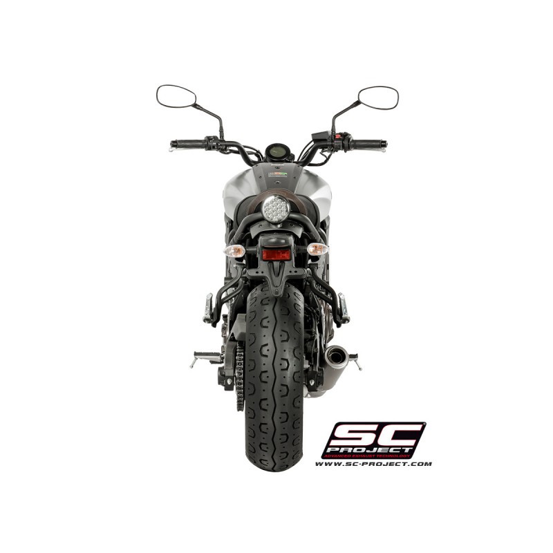 SC-Project Uitlaatsysteem 2-1 CR-T titanium Yamaha MT-07/XSR700»Motorlook.nl»