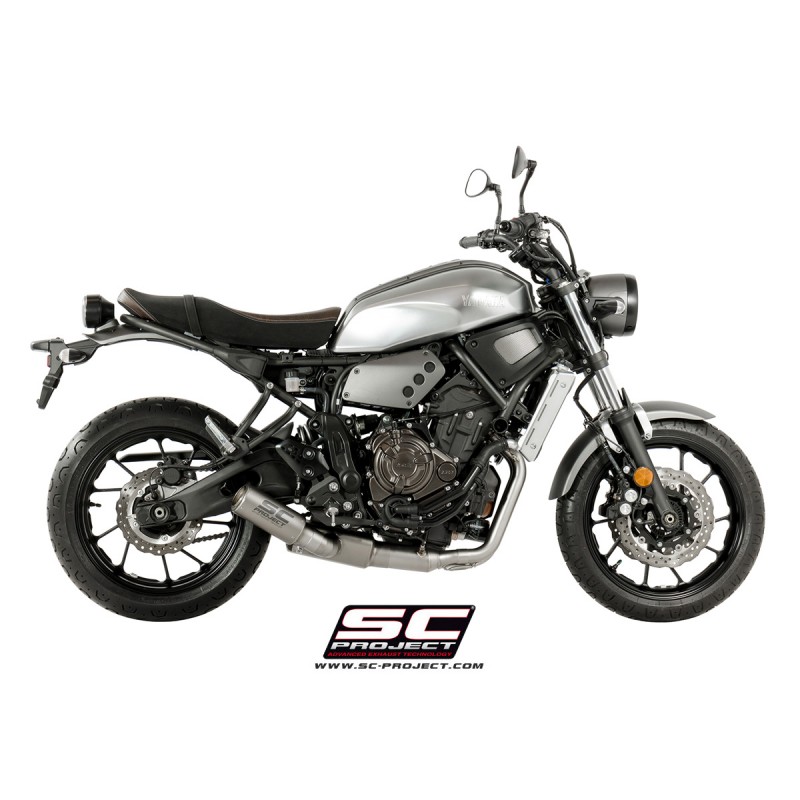 SC-Project Uitlaatsysteem 2-1 CR-T titanium Yamaha MT-07/XSR700»Motorlook.nl»