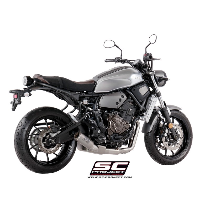 SC-Project Full System 2-1 CR-T titanium Yamaha MT-07/XSR700»Motorlook.nl»