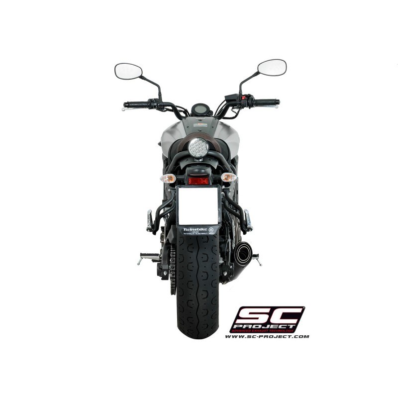 SC-Project Uitlaatsysteem 2-1 S1 zwart Yamaha MT-07/Tracer 700/XSR700»Motorlook.nl»