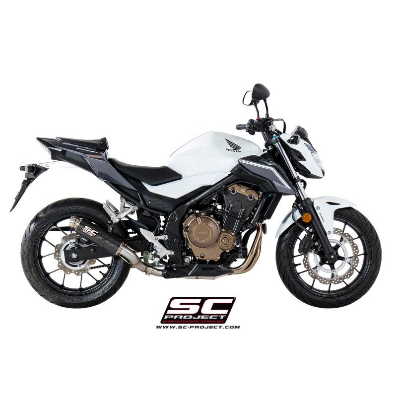 SC-Project Uitlaat GP-M2 carbon Honda CB500 (+X/F)»Motorlook.nl»