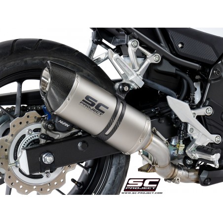 SC-Project Uitlaat Oval titanium Honda CB500 (+X/F)»Motorlook.nl»