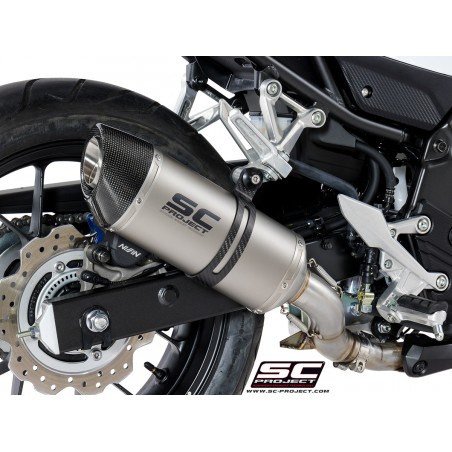 SC-Project Exhaust Oval titanium Honda CB500 (+X/F)»Motorlook.nl»