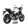 SC-Project Uitlaat Conical titanium Honda CB500 (+X/F)»Motorlook.nl»