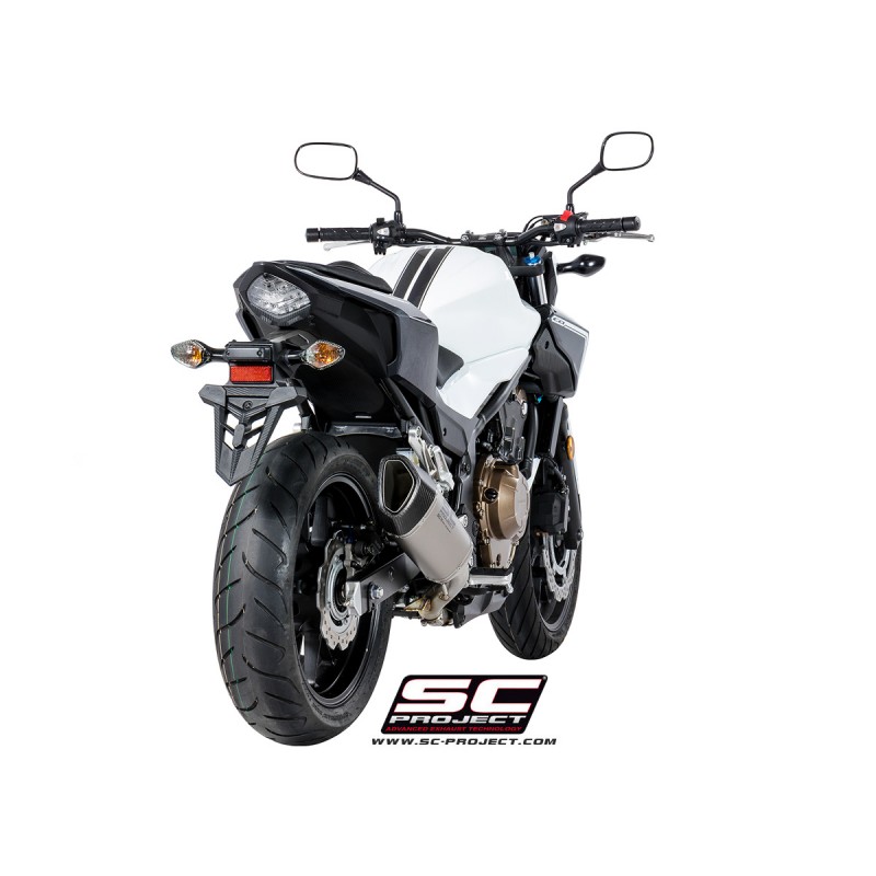 SC-Project Uitlaat SC1-R titanium Honda CB500 (+X/F)»Motorlook.nl»