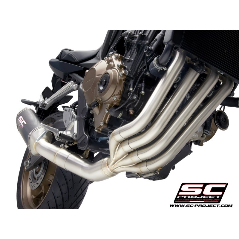 SC-Project Uitlaatsysteem 4-1 SC1-M titanium Honda CB650R/CBR650R»Motorlook.nl»