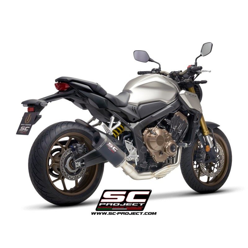 SC-Project Uitlaatsysteem 4-1 SC1-M titanium Honda CB650R/CBR650R»Motorlook.nl»