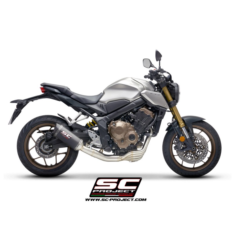 SC-Project Uitlaatsysteem 4-1 SC1-M titanium Honda CB650R/CBR650R»Motorlook.nl»